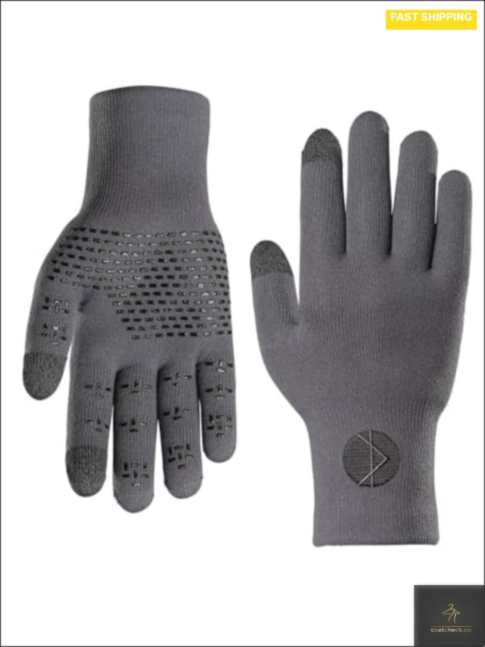 Waterproof Knit Gloves with Touchscreen Fingertips for Cycling